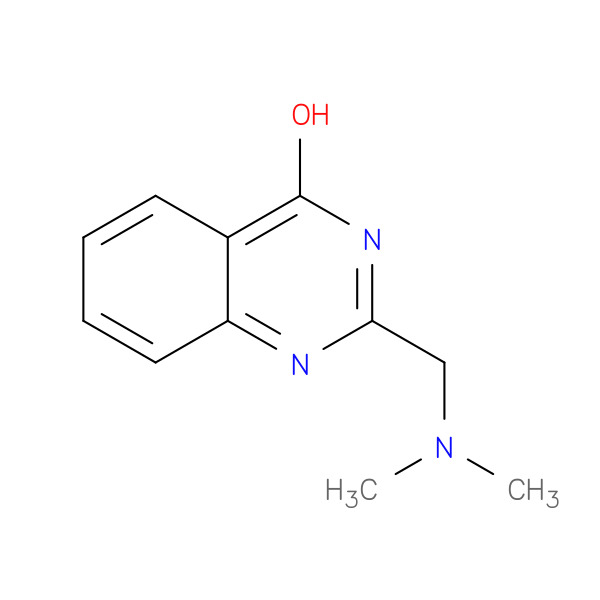 2-((Dimethylamino)methyl)quinazolin-4-ol 化学構造式