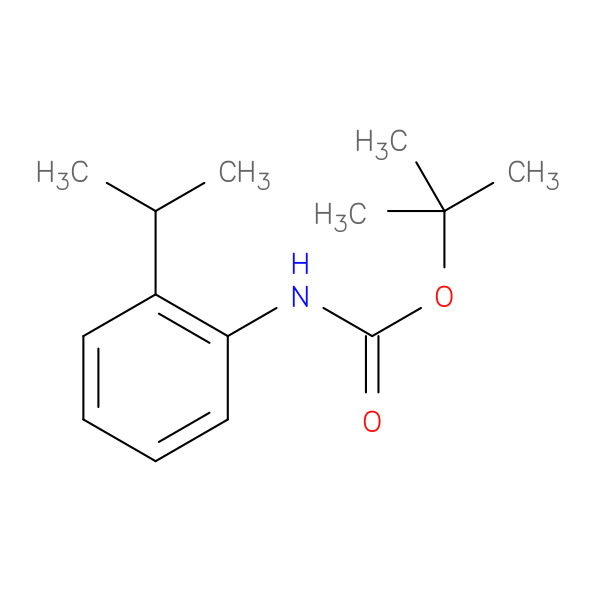 tert-Butyl (2-isopropylphenyl)carbamate 化学構造式