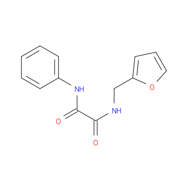 N1-(Furan-2-ylmethyl)-N2-phenyloxalamide 化学構造式