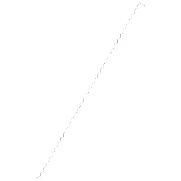 AMINO-PEG23-AMINE 化学構造式