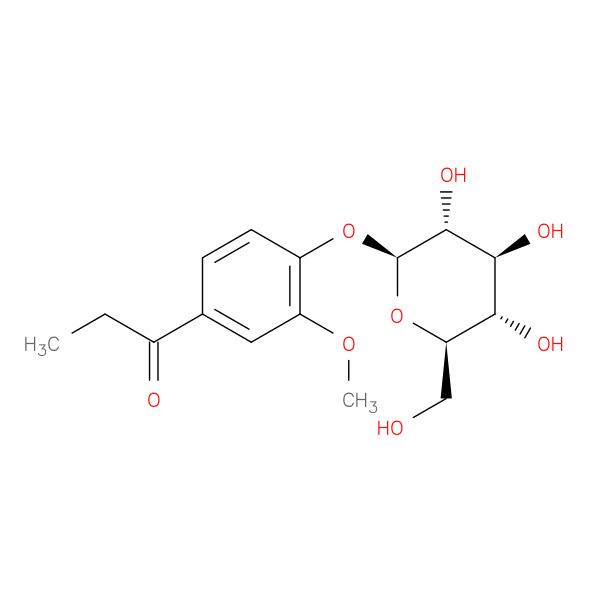 Baihuaqianhuoside 化学構造式