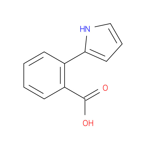 2-(1H-PYRROL-2-YL)BENZOIC ACID 化学構造式