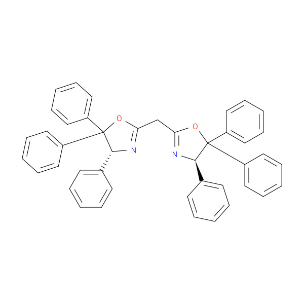 BIS((R)-4,5,5-TRIPHENYL-4,5-DIHYDROOXAZOL-2-YL)METHANE 化学構造式