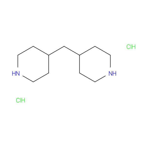 DI(PIPERIDIN-4-YL)METHANE DIHYDROCHLORIDE 化学構造式
