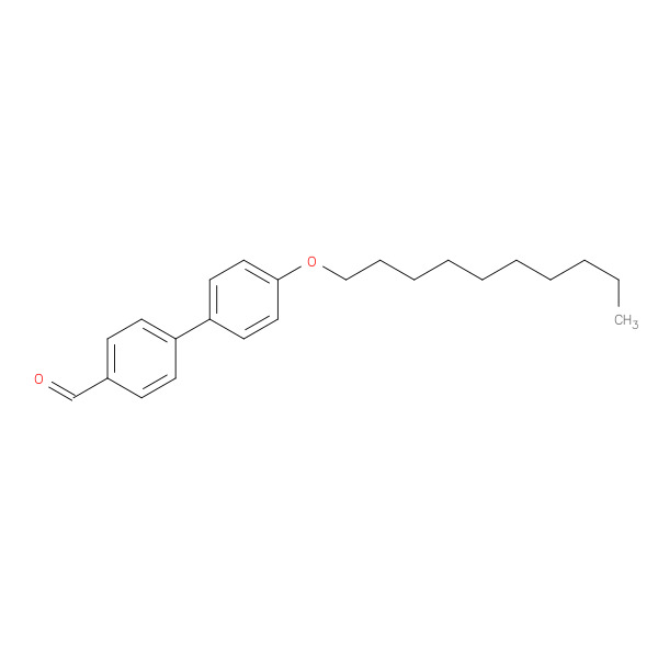 4'-(DECYLOXY)-[1,1'-BIPHENYL]-4-CARBALDEHYDE 化学構造式