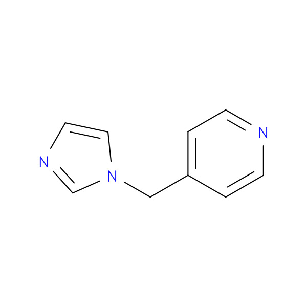 4-((1H-Imidazol-1-yl)methyl)pyridine 化学構造式