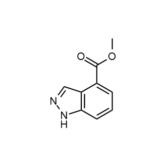 Methyl 1H-indazole-4-carboxylate 化学構造式