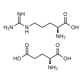 L-Arginine (L-glutamate) 化学構造式