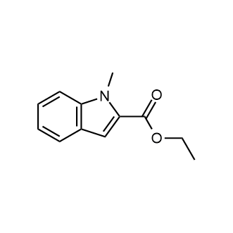 Ethyl 1-methylindole-2-carboxylate 化学構造式