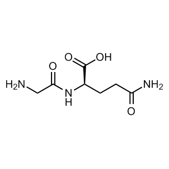 Glycyl-D-glutamine 化学構造式