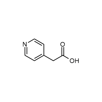 2-(Pyridin-4-yl)acetic acid 化学構造式