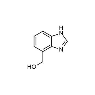 (1H-Benzo[d]imidazol-4-yl)methanol 化学構造式