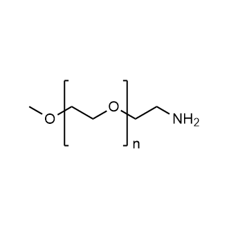 mPEG-amine (MW 20000) 化学構造式