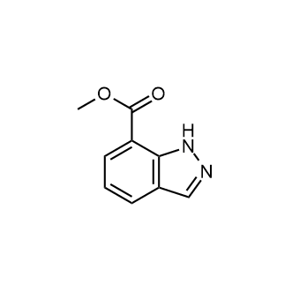 Methyl 1H-indazole-7-carboxylate 化学構造式