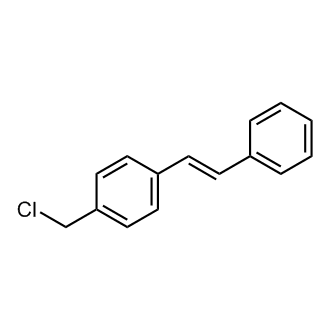4-[(E)-Phenylethenyl)]benzyl chloride 化学構造式