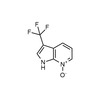 3-(Trifluoromethyl)-1H-pyrrolo[2,3-b]pyridine 7-oxide 化学構造式