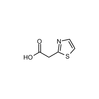 Thiazol-2-yl-acetic acid 化学構造式