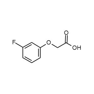 (3-Fluorophenoxy)acetic acid 化学構造式