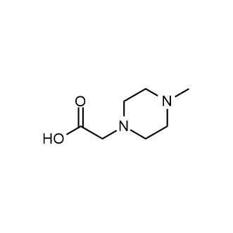 (4-Methyl-piperazin-1-yl)-acetic acid 化学構造式