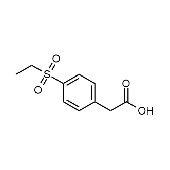 2-(4-(Ethylsulfonyl)phenyl)acetic acid 化学構造式
