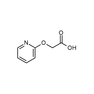 2-(Pyridin-2-yloxy)acetic acid 化学構造式