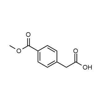 2-(4-(Methoxycarbonyl)phenyl)acetic acid 化学構造式