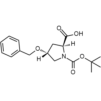 Boc-Hyp(Bzl)-OH 化学構造式