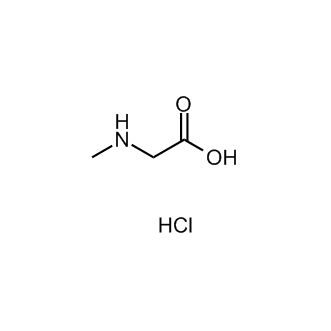 2-(Methylamino)acetic acid hydrochloride 化学構造式