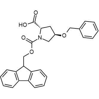 Fmoc-Hyp(Bzl)-OH 化学構造式