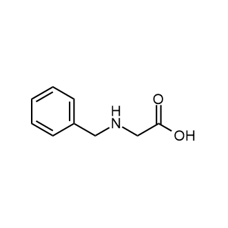 2-(Benzylamino)acetic acid 化学構造式