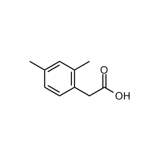 2-(2,4-Dimethylphenyl)acetic acid 化学構造式