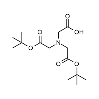 2-(Bis(2-(tert-butoxy)-2-oxoethyl)amino)acetic acid 化学構造式