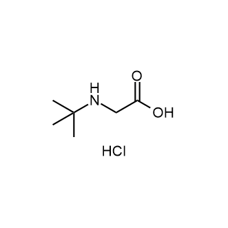 2-(tert-Butylamino)acetic acid hydrochloride 化学構造式