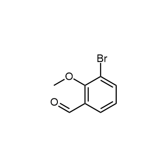 3-Bromo-2-methoxybenzaldehyde 化学構造式