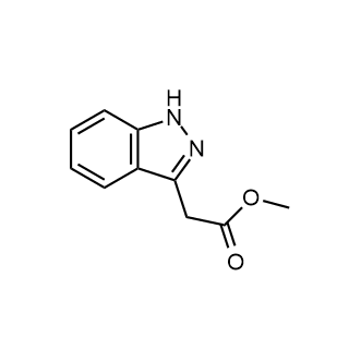 Methyl 2-(1H-indazol-3-yl)acetate 化学構造式