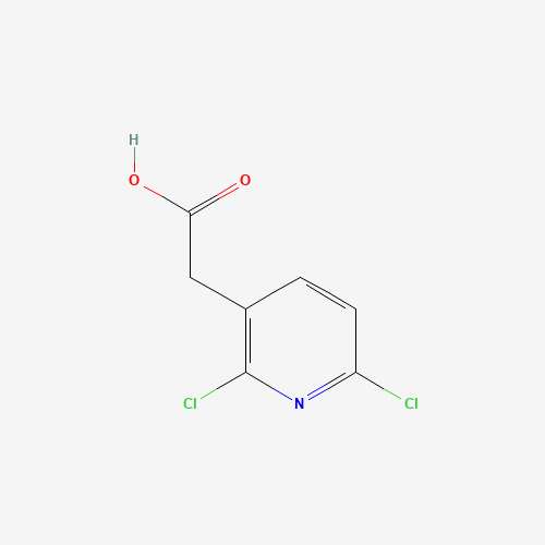 2-(2,6-Dichloropyridin-3-yl)acetic acid 化学構造式