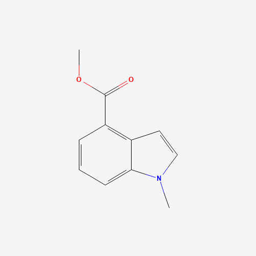 Methyl 1-methyl-1H-indole-4-carboxylate 化学構造式