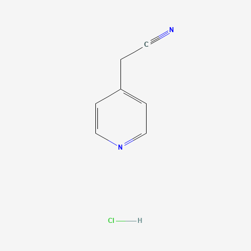 4-Pyridylacetonitrile hydrochloride 化学構造式