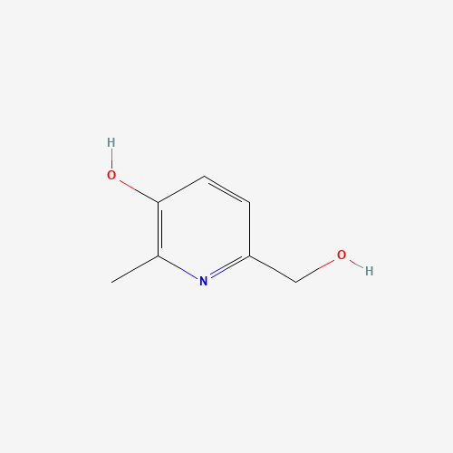 6-(Hydroxymethyl)-2-methylpyridin-3-ol 化学構造式