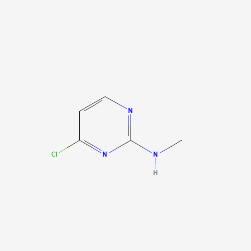 4-Chloro-N-methylpyrimidin-2-amine 化学構造式