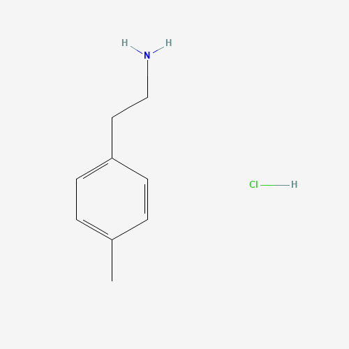 4-Methylphenethylamine hydrochloride 化学構造式
