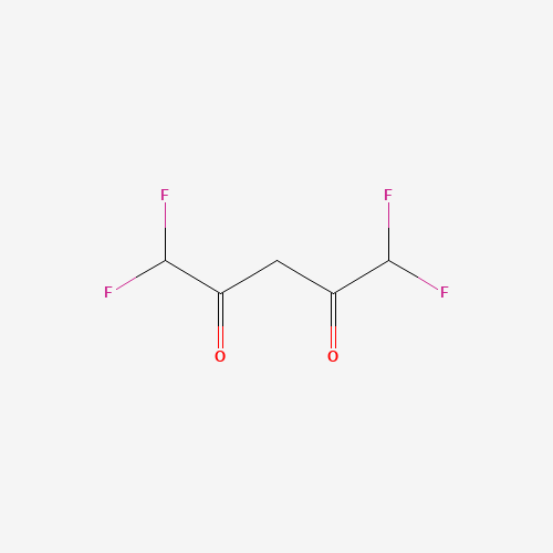1,1,5,5-Tetrafluoropentane-2,4-dione 化学構造式