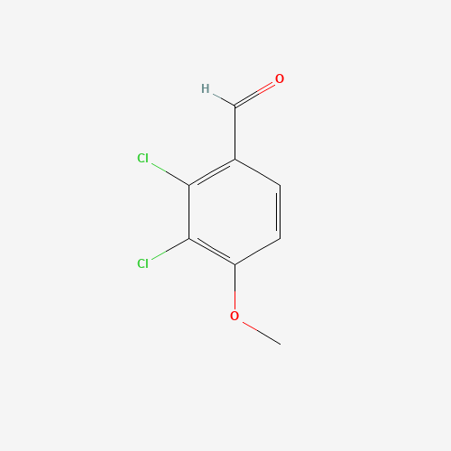 2,3-Dichloro-4-methoxybenzaldehyde 化学構造式