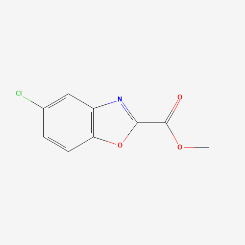 Methyl 5-chlorobenzo[d]oxazole-2-carboxylate 化学構造式