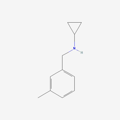 Cyclopropyl-(3-methyl-benzyl)-amine 化学構造式