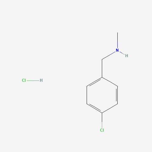 N-Methyl-4-chlorobenzylamine Hydrochloride 化学構造式