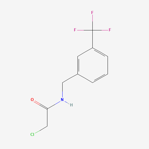 2-Chloro-N-(3-trifluoromethyl-benzyl)-acetamide 化学構造式