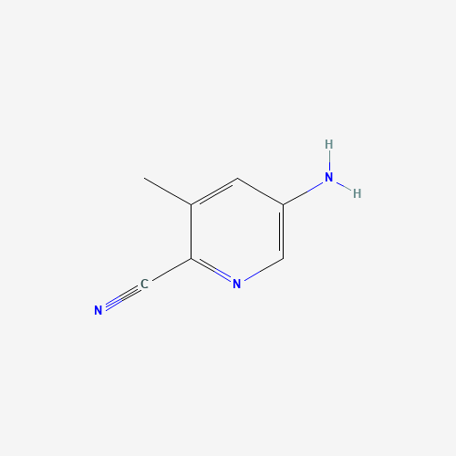 5-Amino-3-methylpyridine-2-carbonitrile 化学構造式