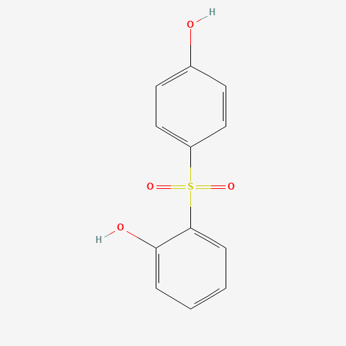 2,4'-Dihydroxydiphenyl sulfone 化学構造式