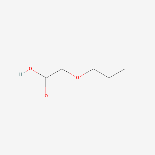 2-Propoxyacetic acid 化学構造式